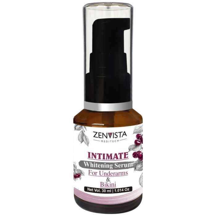 Buy Zenvista Meditech Intimate Whitening, Brightening Serum for Sensitive Skin of Bikini and Under arms, All Natural Ingredients (30 ml) - Purplle