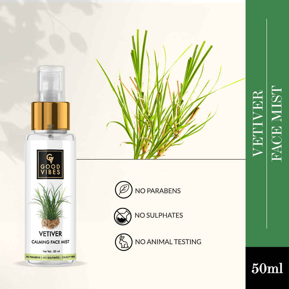 Buy Good Vibes Face Mist - Vetiver 50 ml - Purplle