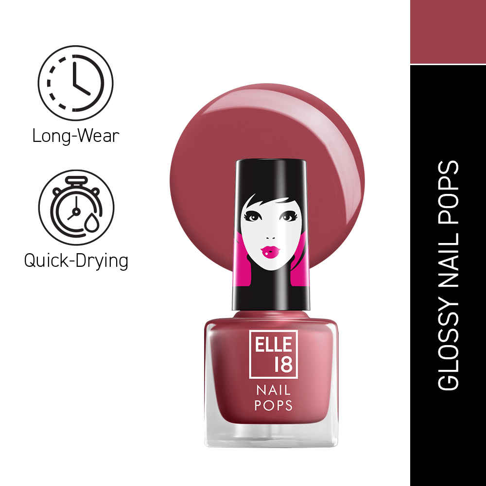 Buy Elle18 Nail Pops Nail Color 160 (5 ml) - Purplle