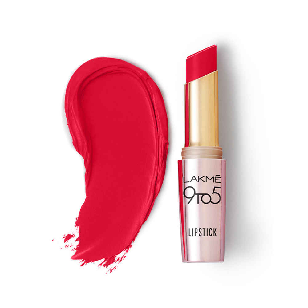 Buy Lakme 9TO5 Primer + Matte Lipstick MR2 Red Coat (3.6 gm) - Purplle