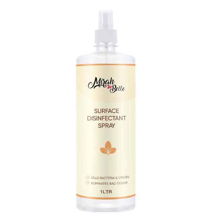 Buy Mirah Belle Surface Disinfectant Spray (1 Ltr) Best for Home, Offices, Floor, Desk, Chairs, Door Handles, Cars and Bathrooms - Purplle