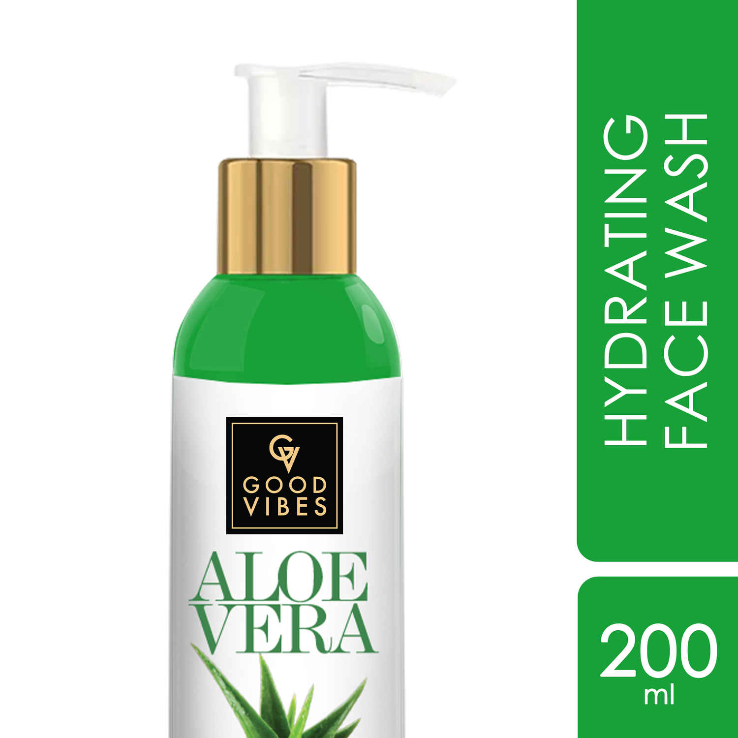 Buy Good Vibes Hydrating Face Wash - Aloe Vera (200 ml) - Purplle