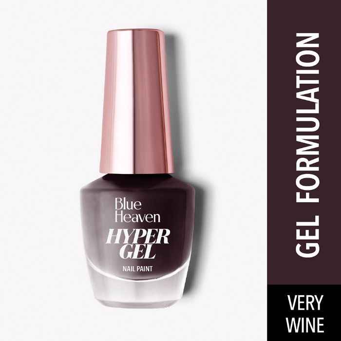 Buy Blue Heaven Hypergel Nail Paint Very Wine 306 - Purplle