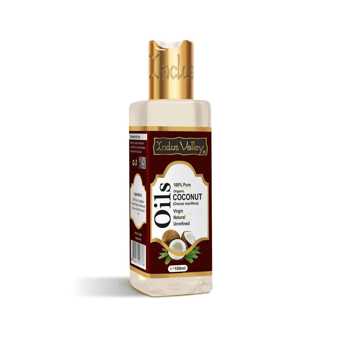 Buy Indus Valley Bio Organic Coconut  Oil (100 ml) - Purplle