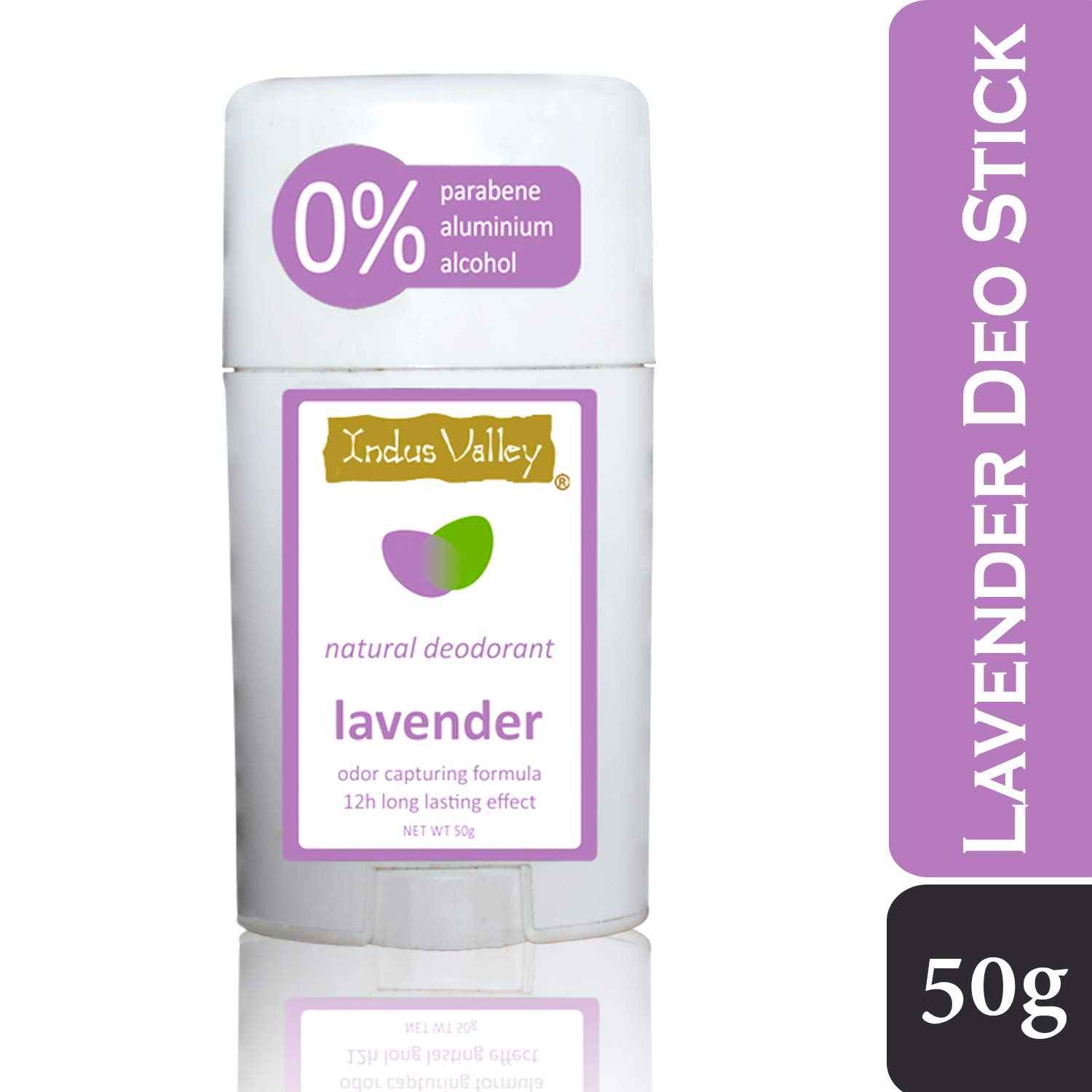 Buy Indus Valley Lavender Alcohol Free, Aluminium Free Daily use Deodorant Stick (12 Hour Long Lasting Effect) - Purplle