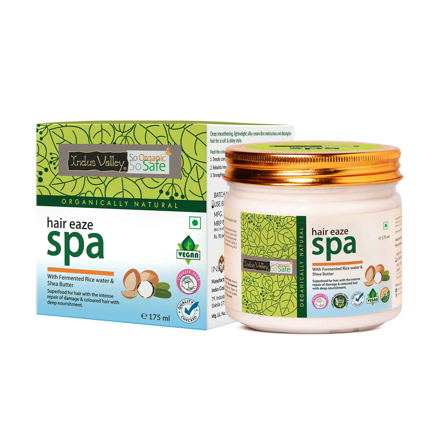 Buy Indus Valley Hair Eaze Spa Hair mask (175 ml) - Purplle