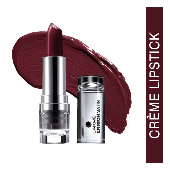 Buy Lakme Enrich Satin Lip Color Shade M455 (4.3 g) - Purplle