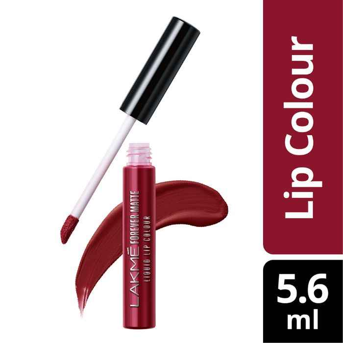 Buy Lakme Forever Matte Liquid Lip Colour - Crimson Rose (5.6 ml) - Purplle