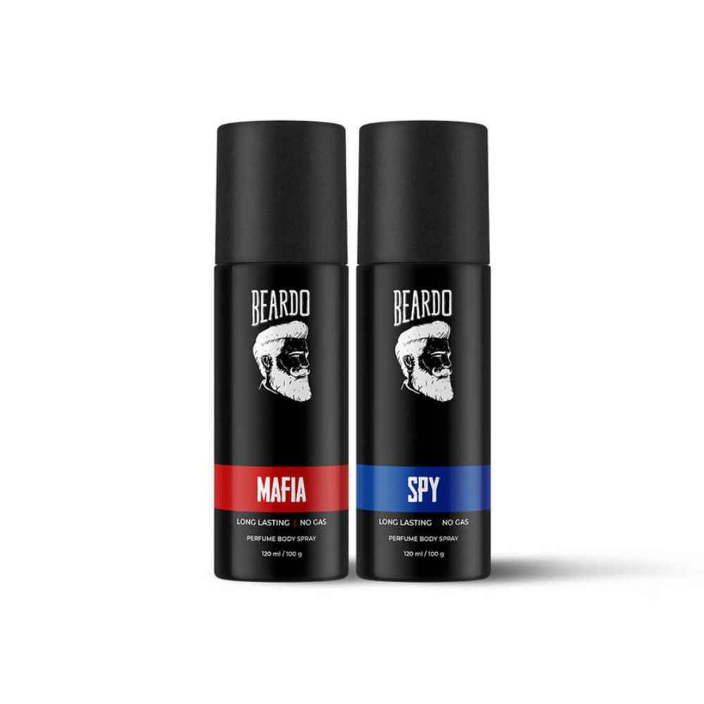 Buy Beardo Perfume Body Spray Combo (Mafia Perfume Body Spray & Spy Perfume Body Spray) - Purplle
