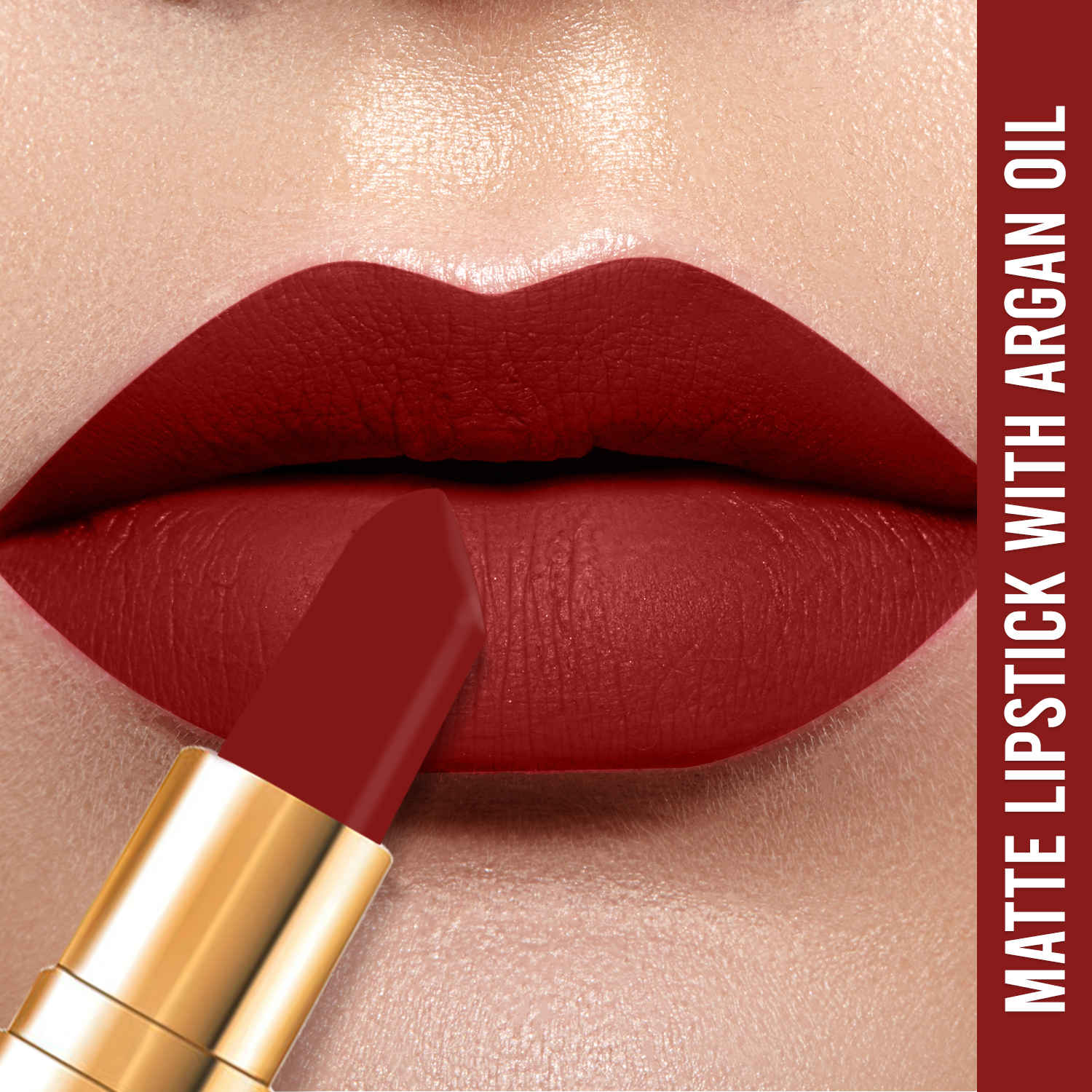 Buy NY Bae Runway Matte Lipstick | Infused With Argan Oil | Red | Moisturising | Long Lasting | Light weight- Showstopper 5 (4.5 g) - Purplle