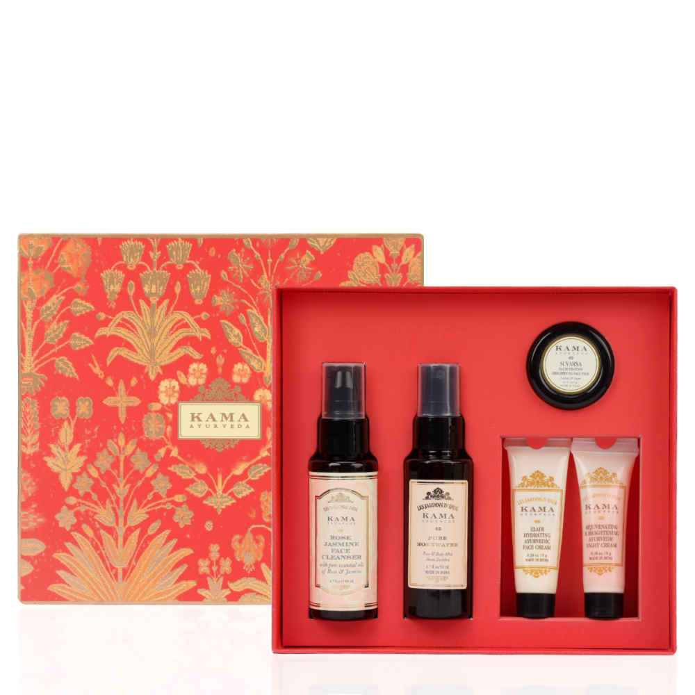 Buy Kama Ayurveda Round The Clock Skincare Gift Box - Purplle
