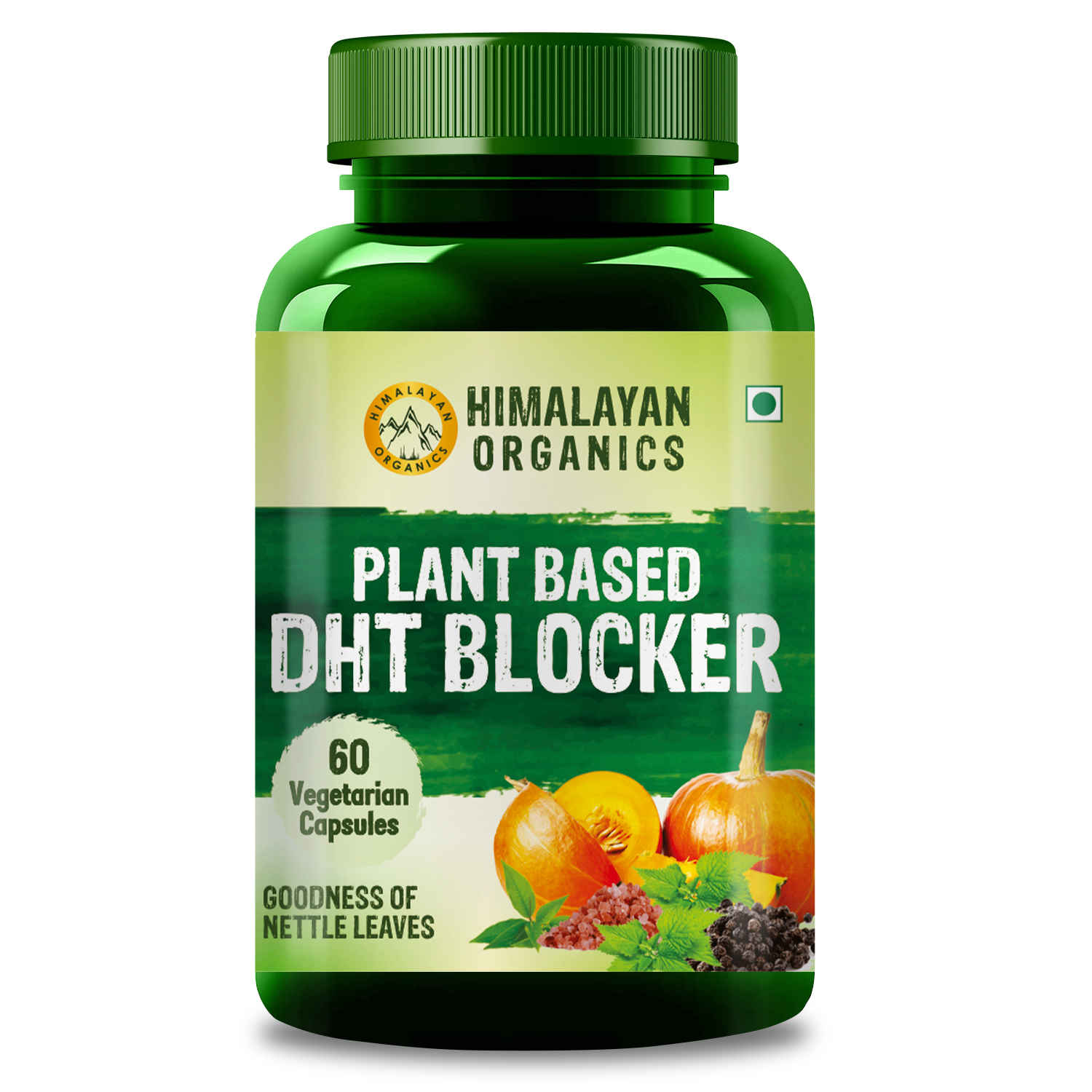 Buy Himalayan Organics Plant Based DHT Blocker | Nettle Extract | 60 Veg Capsules - Purplle