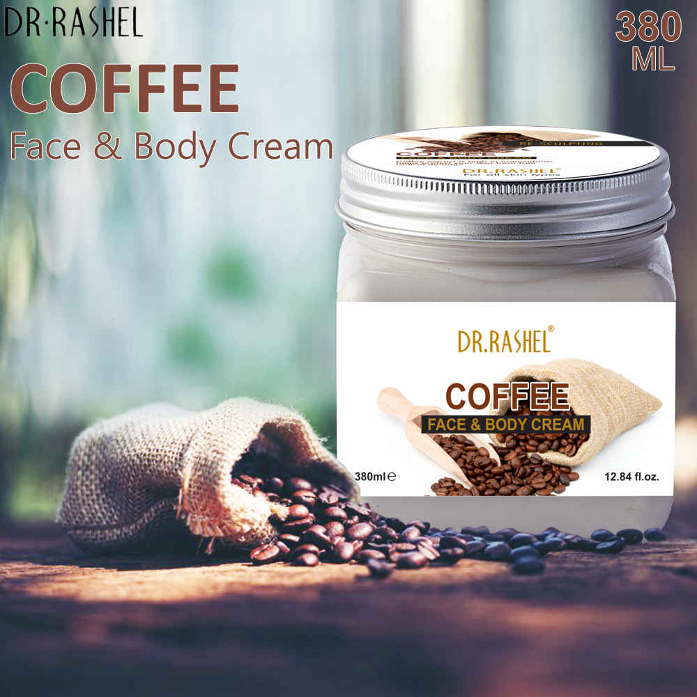 Buy Dr.Rashel Re-Sculpting Coffee Face and Body Cream For All Skin Types (380 ml) - Purplle