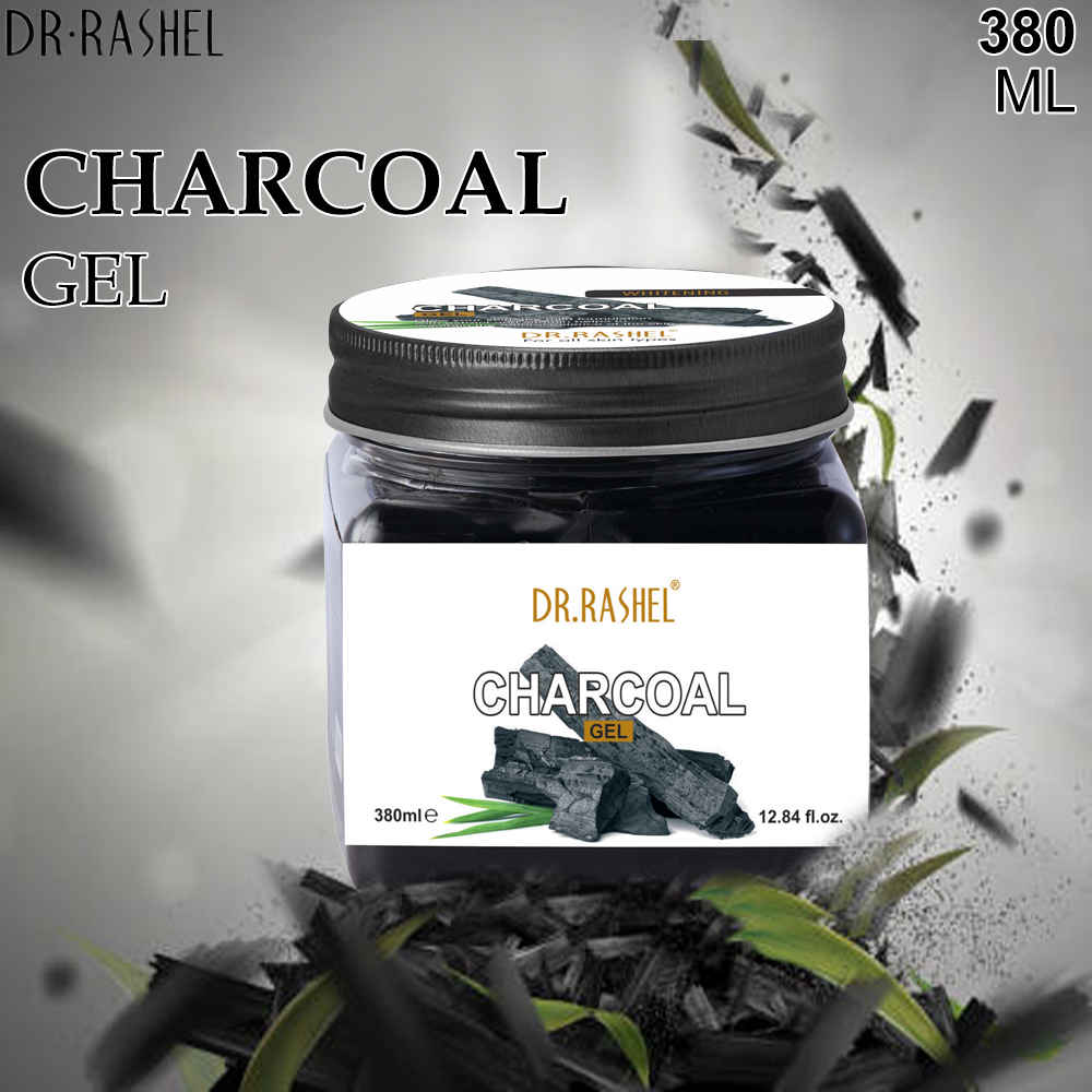 Buy Dr.Rashel Whitening Charcoal Gel For All Skin Types (380 ml) - Purplle
