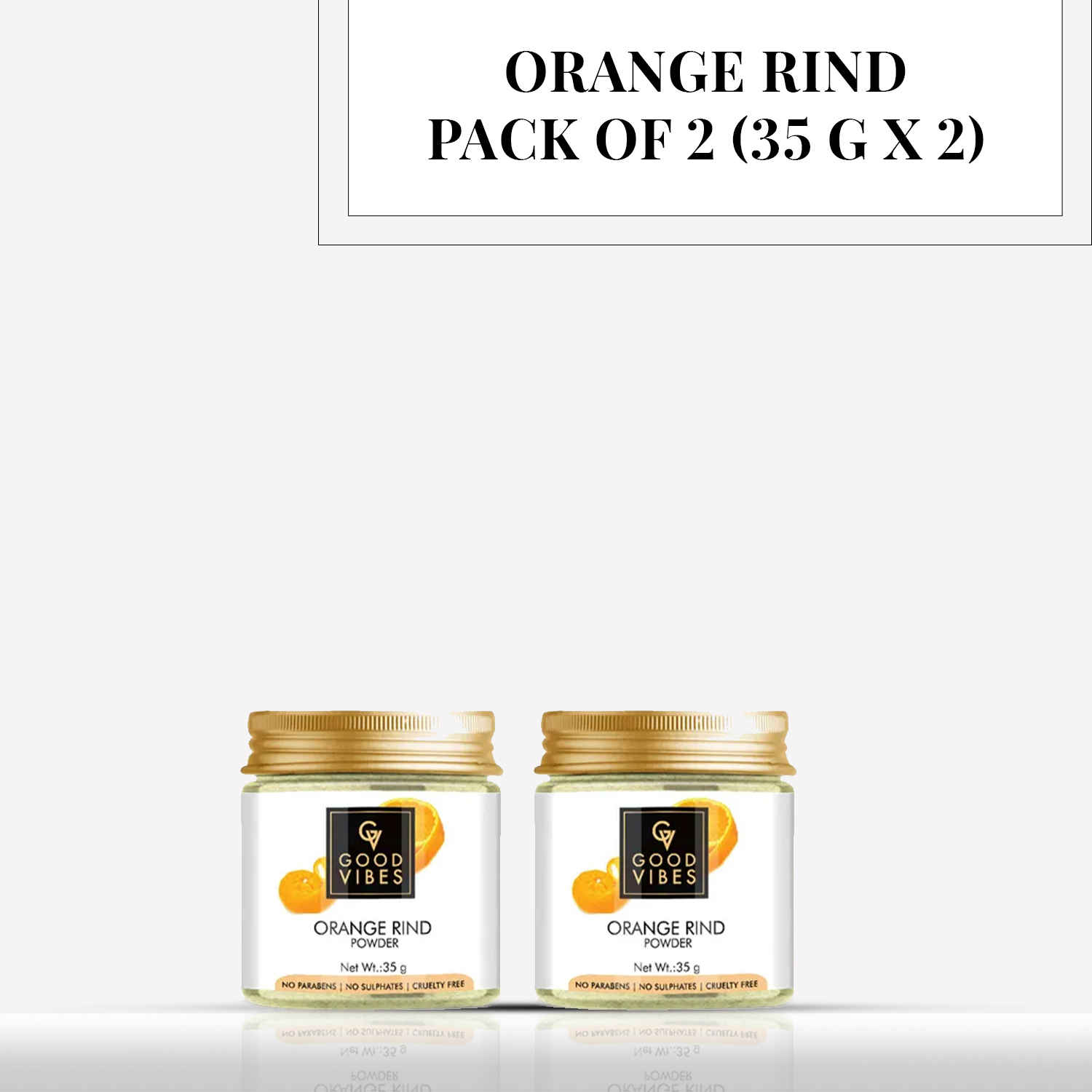 Buy Good Vibes Powder - Orange Rind (35 g) Pack Of 2 - Purplle