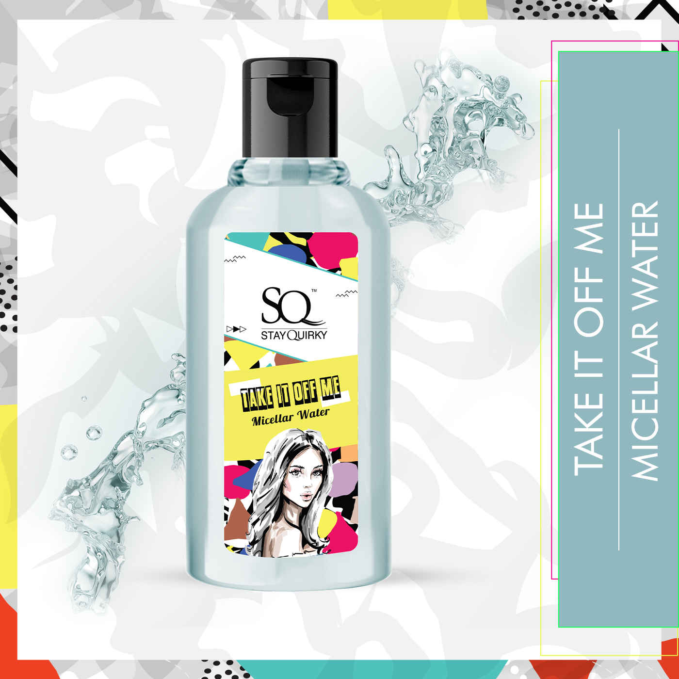 Buy Stay Quirky Take It Off Me Micellar Water |Makeup Remover| Cleansing water (100 ml) - Purplle