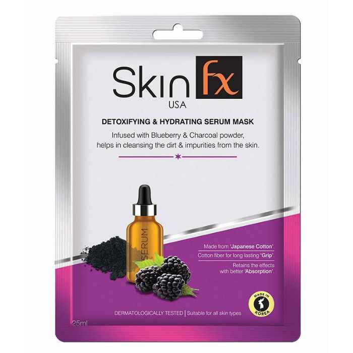 Buy Skin Fx Detoxifying & Hydrating Serum Mask Combo Pack - Purplle