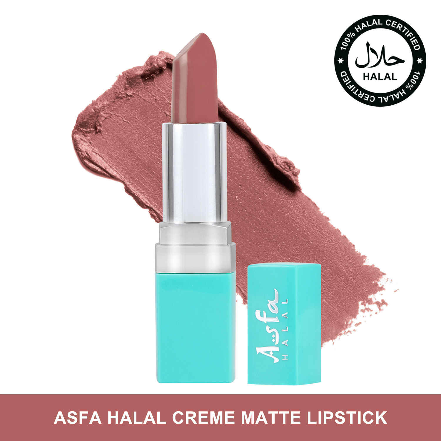 Buy Asfa Halal Creme Matte Lipstick, Calm Nude 23 (4.2 g) - Purplle