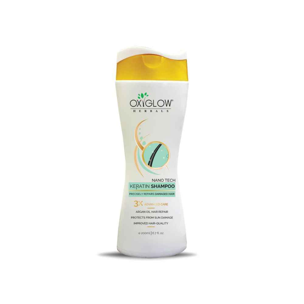 Buy Oxyglow Keratin Shampoo enriched with Argan oil - 200 ml - Purplle