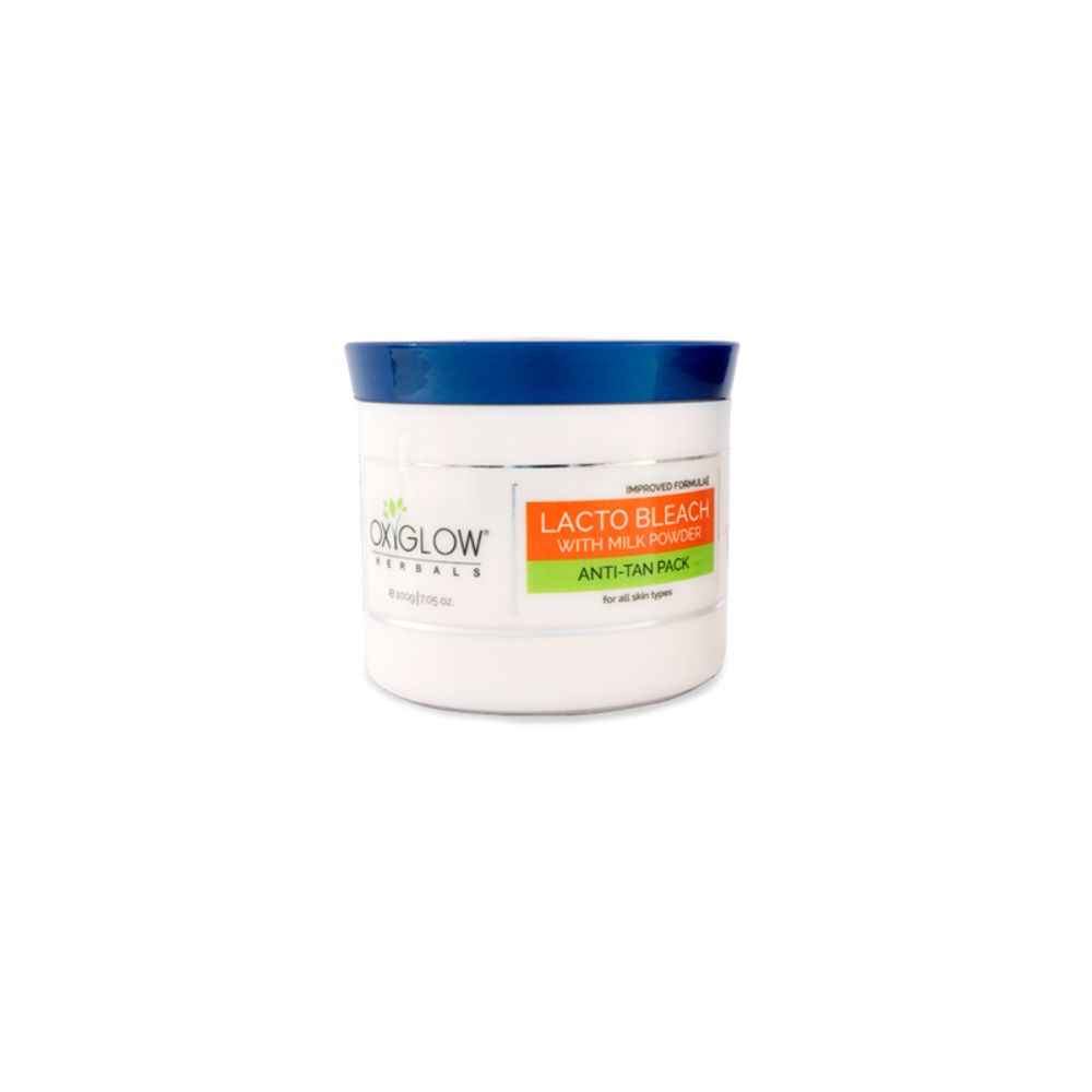 Buy Oxyglow Lacto Bleach Cream - Anti-Tan Pack - 200 g - Purplle