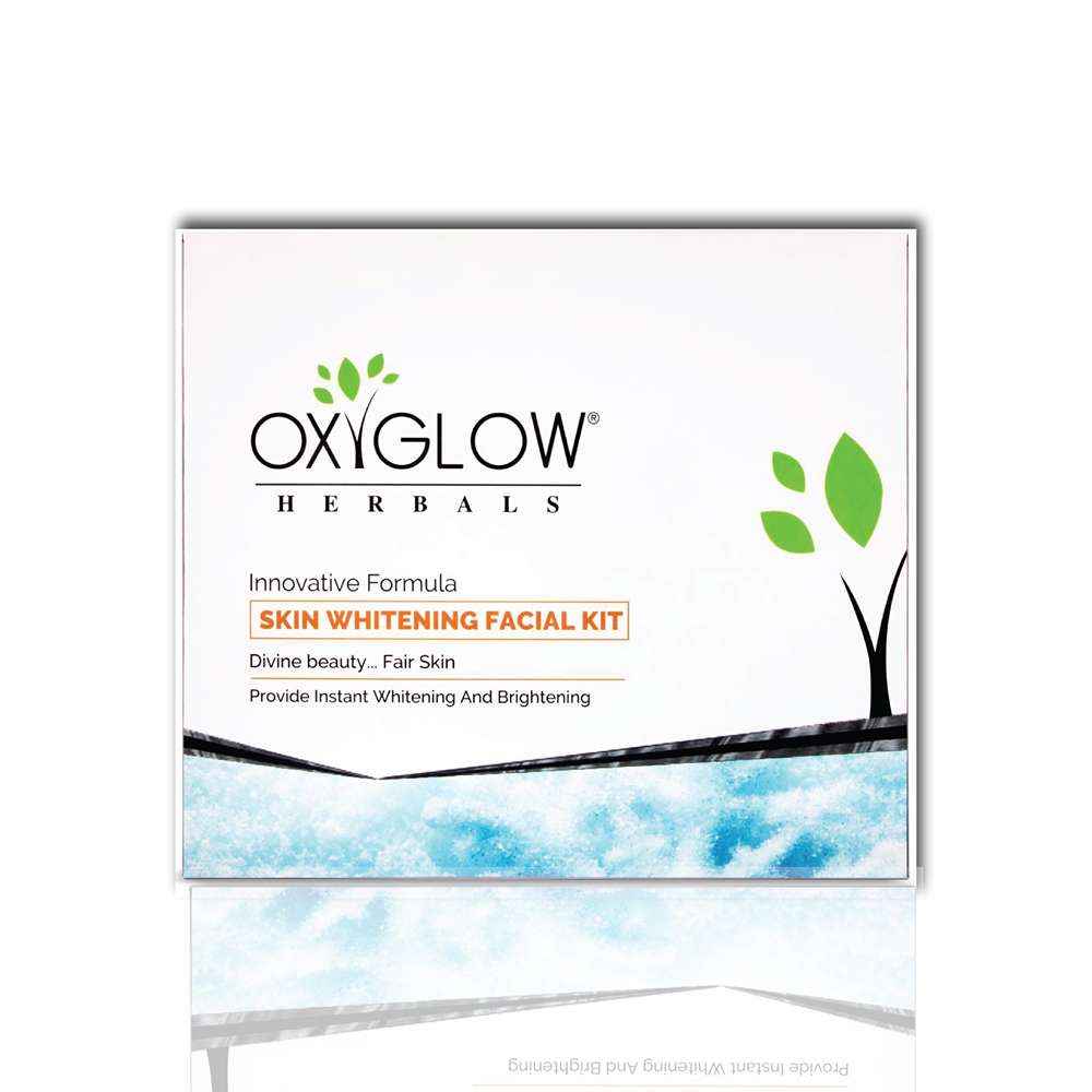 Buy OxyGlow Herbals Skin Whitening Facial Kit,260 gm,Instant Whitening, Glow - Purplle