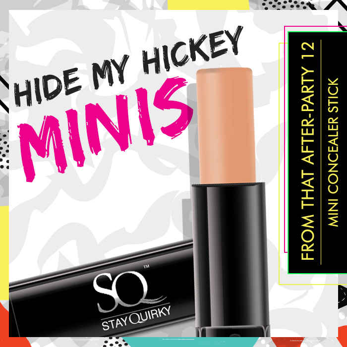 Buy Stay Quirky Hide my Hickey Concealer Minis - From That After-Party 12 - Purplle