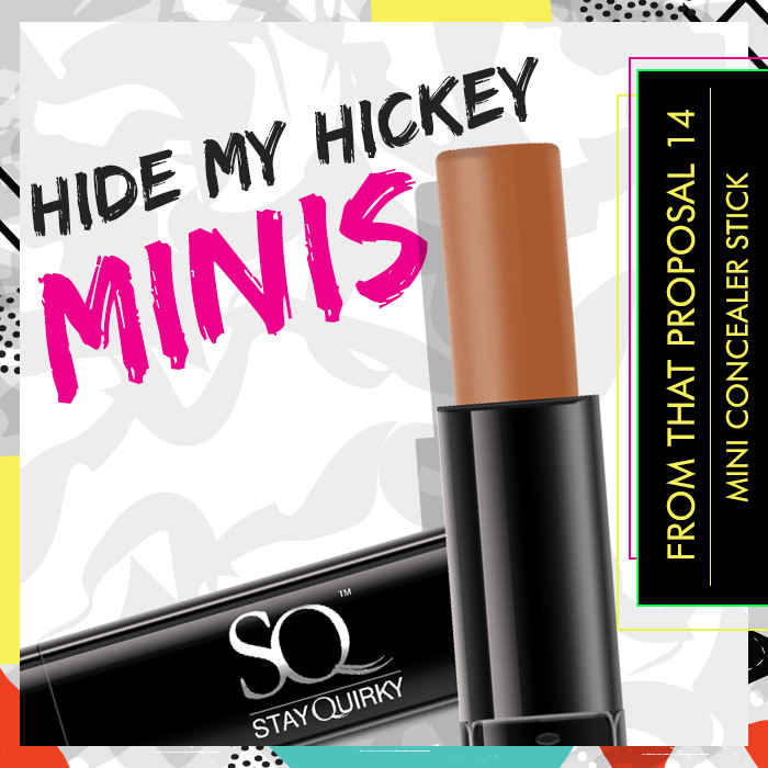 Buy Stay Quirky Hide my Hickey Concealer Minis - From That Proposal 14 - 15set 15set - Purplle