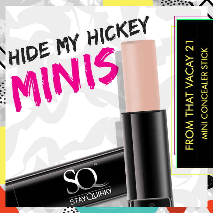 Buy Stay Quirky Hide my Hickey Concealer Minis - From That Vacay 21 - 15 set - Purplle