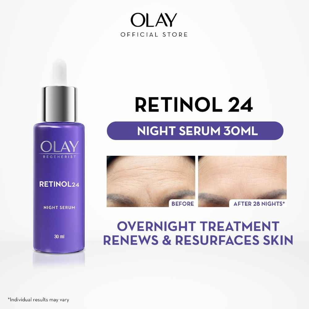 Buy Olay Retinol Night Serum |Retinol & Niacinamide | All skin types |30 ml - Purplle