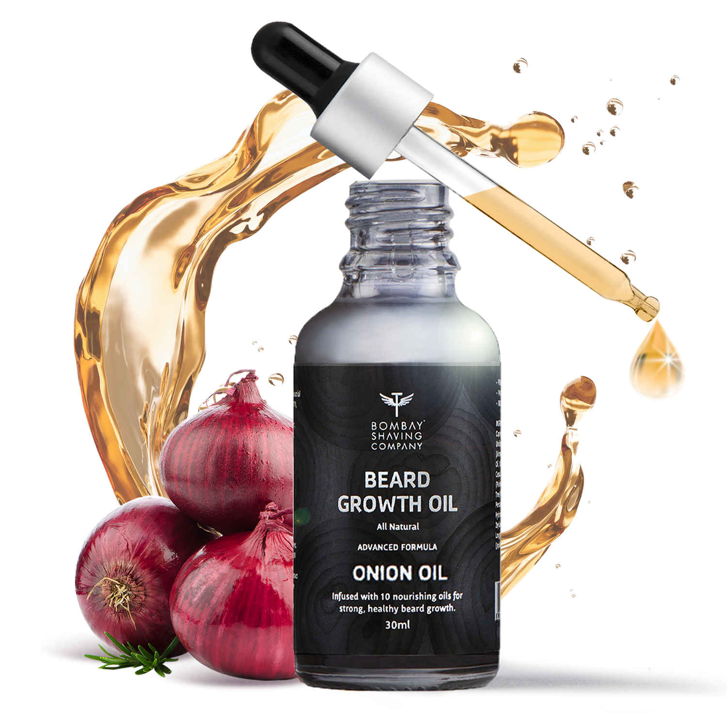 Buy Bombay Shaving Company Beard Growth Onion Oil for Men (30 ml) |A Growth Boosting Formula|Reactivates beard follicles Reduces patchy areasA | Made in India - Purplle