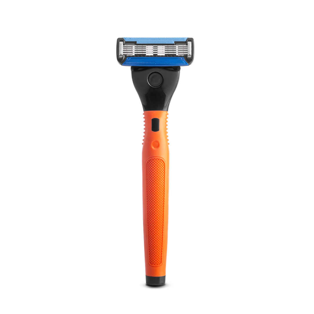 Buy USTRAA Gear 5 Shaving Razor (Handle + Blade) - Orange - 5-Blade Platinum coated blades with lubrication strips - Purplle