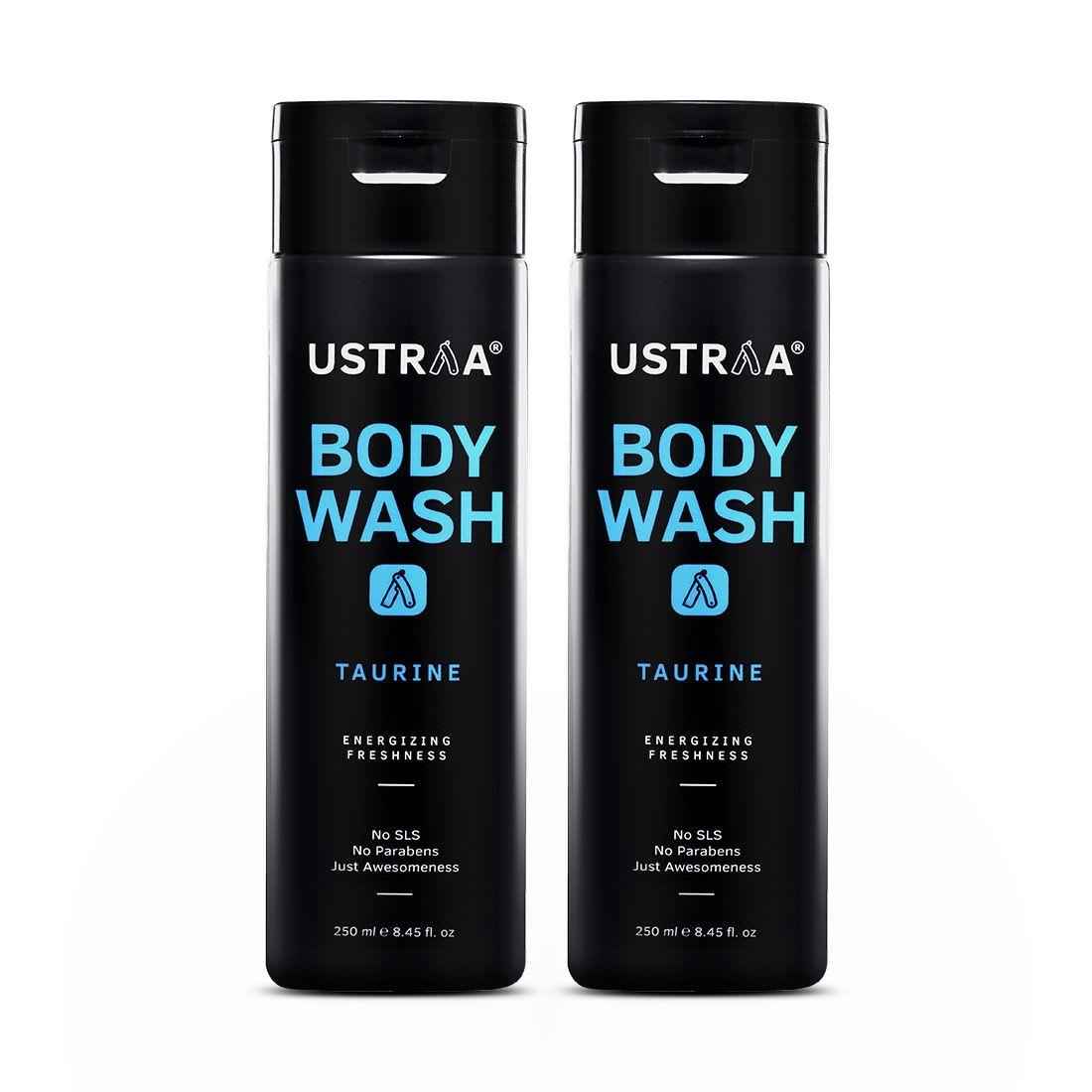 Buy Ustraa Body Wash-Taurine 250 ml (Pack of 2) - Purplle