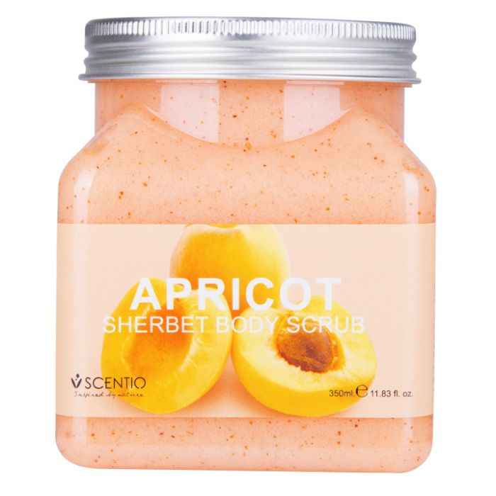 Buy Scentio Apricot Anti-Aging Sherbet Body Scrub 350ml (Made In Thailand) - Purplle