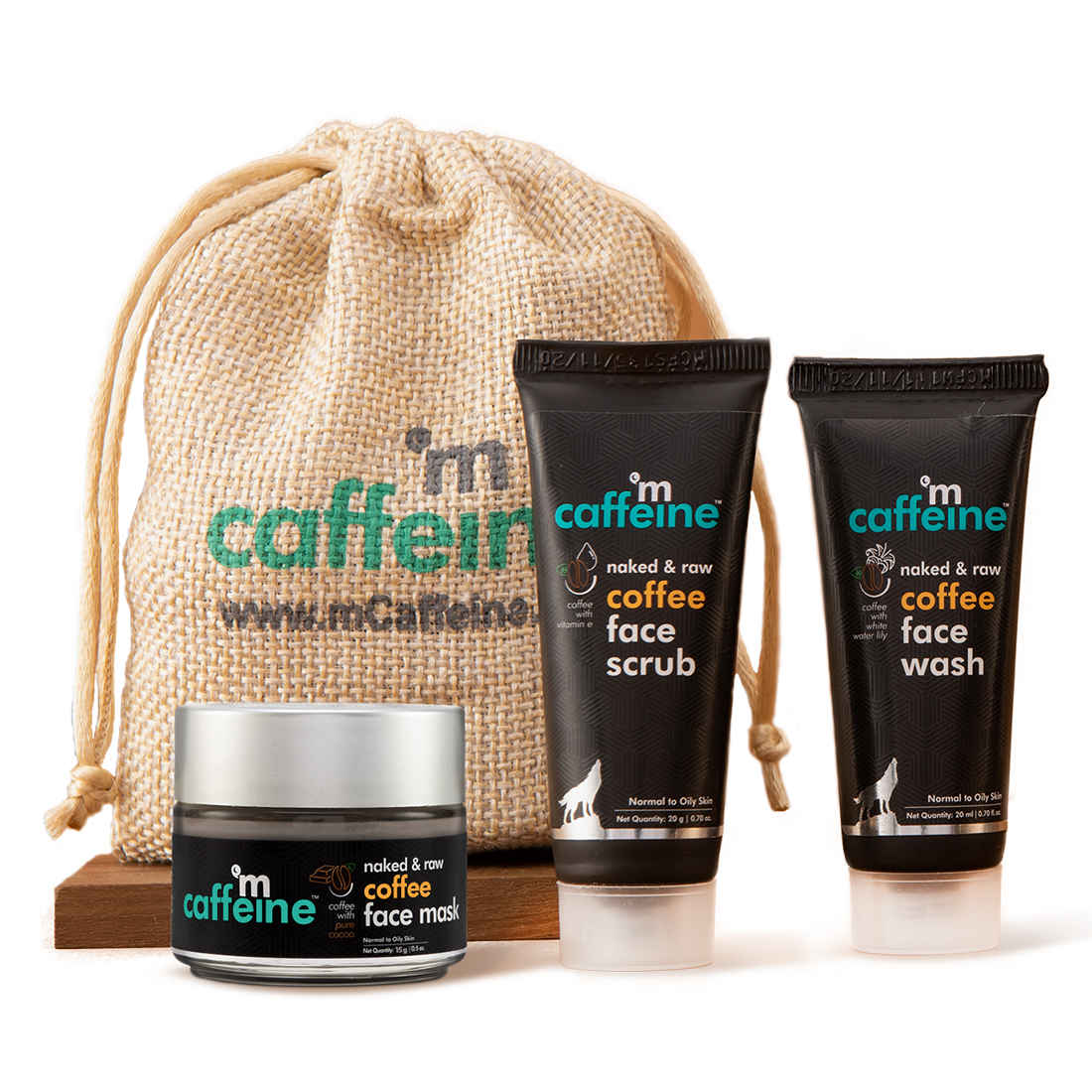 Buy mCaffeine Face Care Essentials (20 ml + 35gm) - Purplle