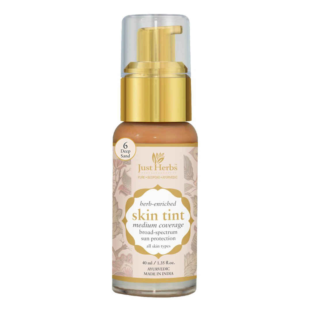 Buy Just Herbs Skin Tint - 6 Deep Sand - 40 ml - Purplle