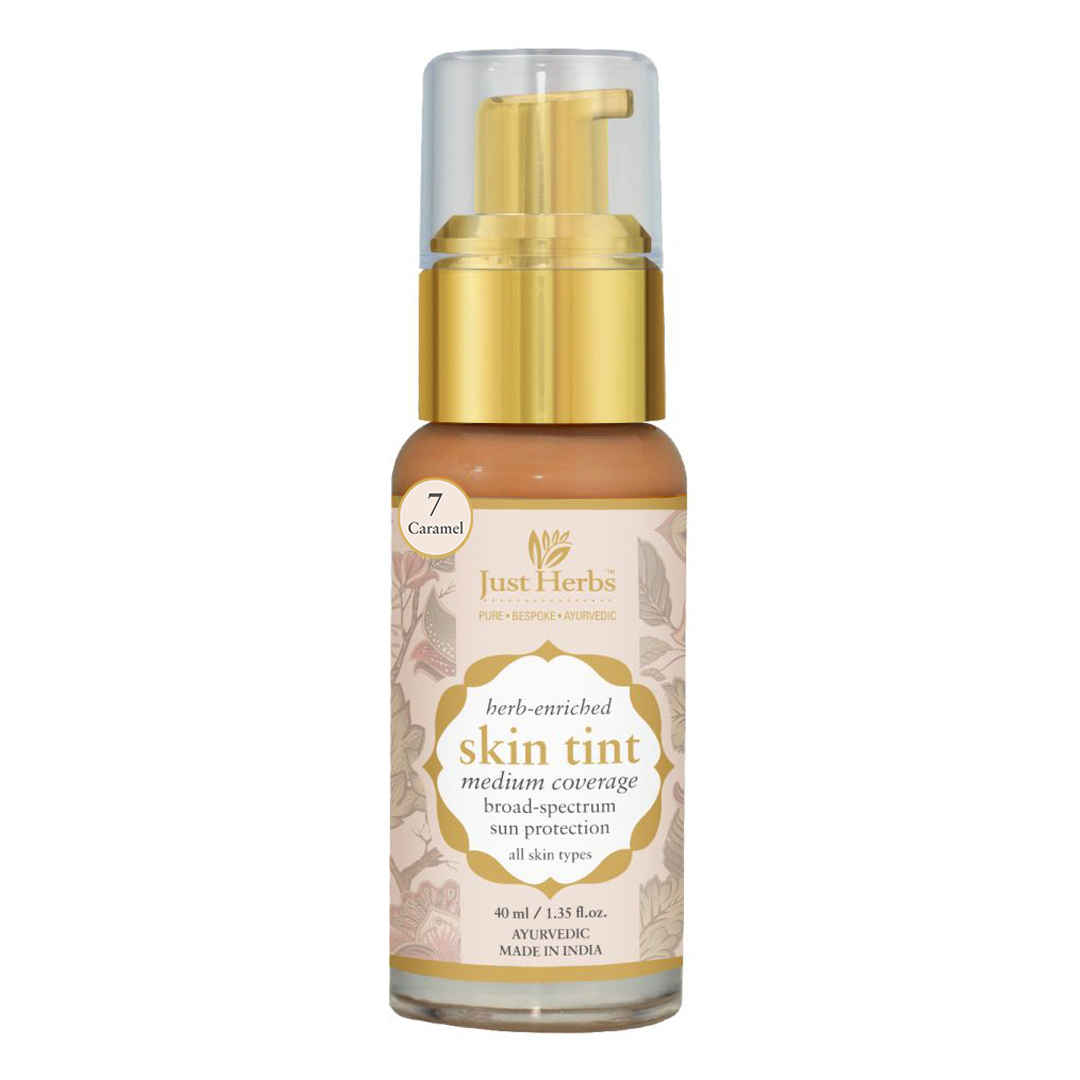Buy Just Herbs Skin Tint - 7 Caramel - 40 ml - Purplle