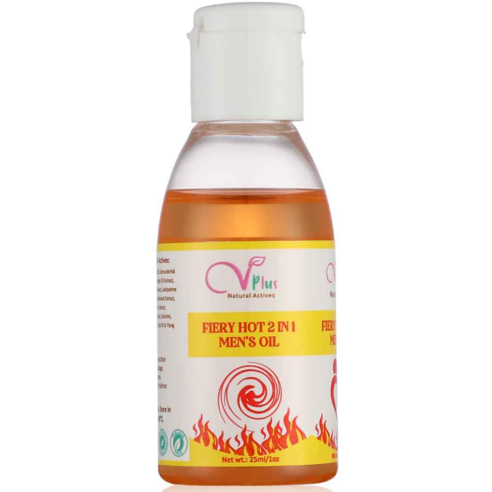 Buy Vigini Plus 100% Natural Actives Fiery Hot Men's Performance Energy Power Stamina Booster Lubricant Delay Oil (25 ml) - Purplle