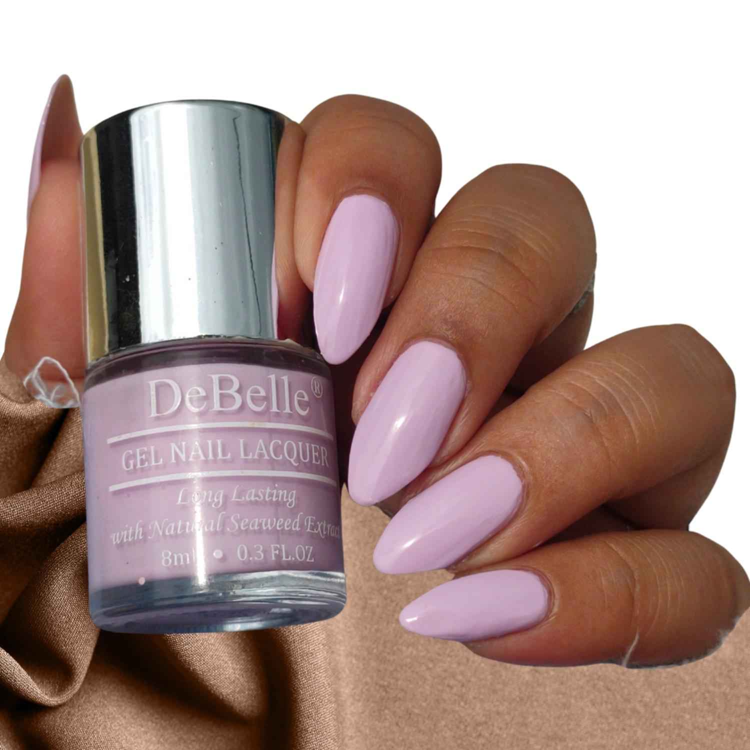 Buy DeBelle Gel Nail Lacquer Glossy Lilac Bloom - Soft Lilac, (8 ml) - Purplle