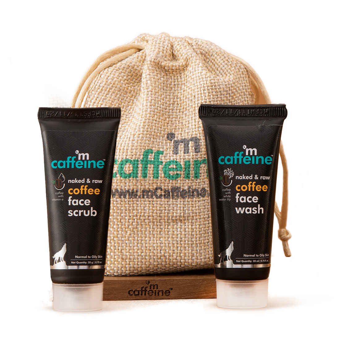 Buy FREE mCaffeine Anti Pollution Miniature Kit Combo of 3 - Purplle