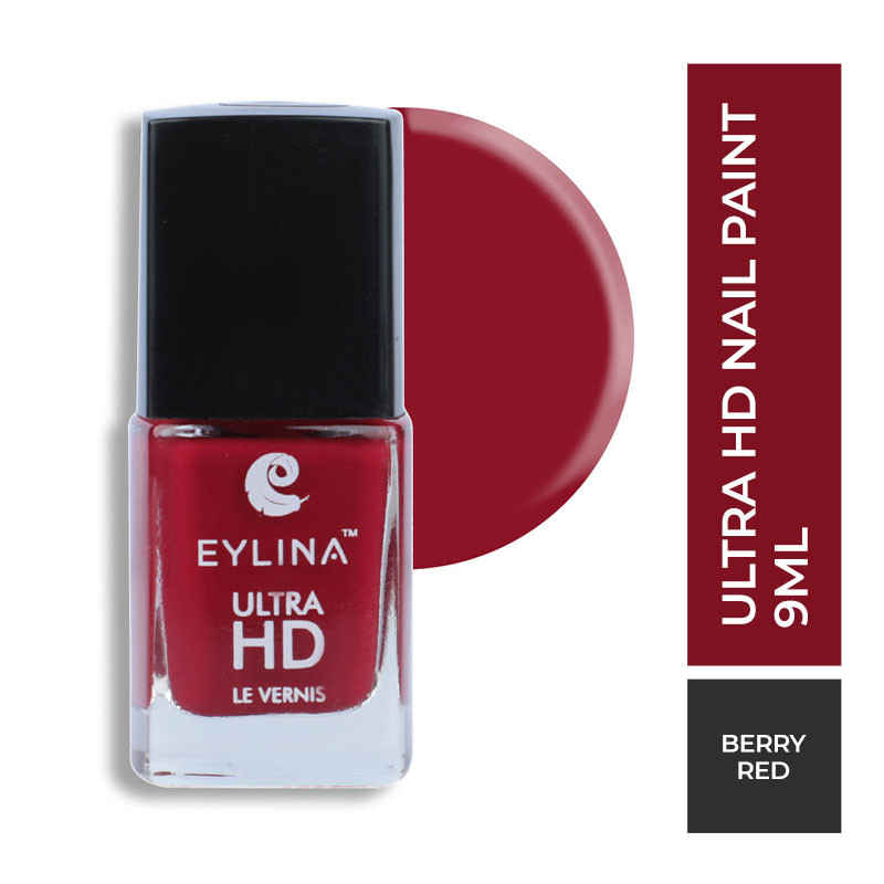 Buy Eylina Ultra HD Nail Polish - NPF03 - Berry Red - Purplle