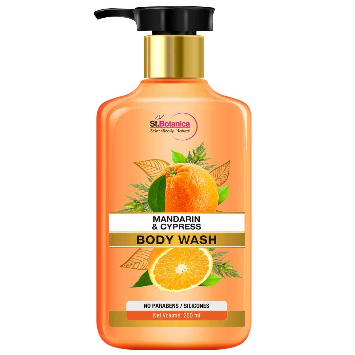 Buy St.Botanica Mandarin Cypress Body Wash 250 ml - Purplle