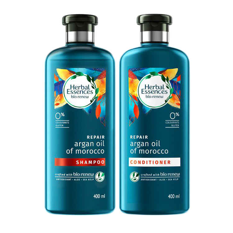 Buy Herbal Essences Bio:Renew Argan Oil Of Morocco Shampoo & Conditioner Combo - Purplle