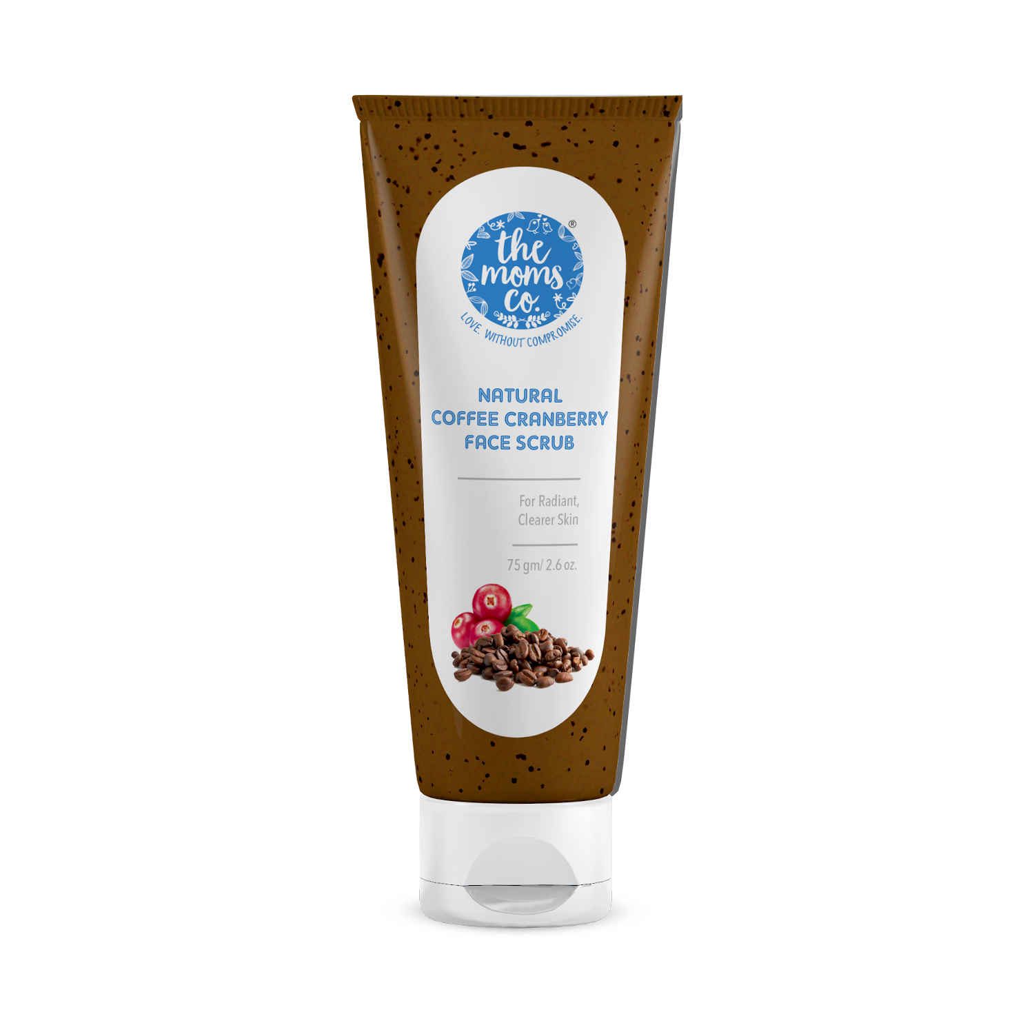 Buy The Moms Co. Natural Cranberry Coffee Face Scrub (75 gm) - Purplle