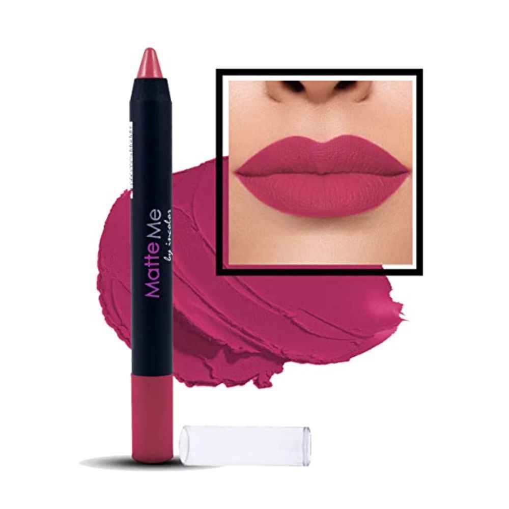 Buy Incolor Matte Me Crayon Lipstick 14 Summer Breeze 2.3 Gms - Purplle