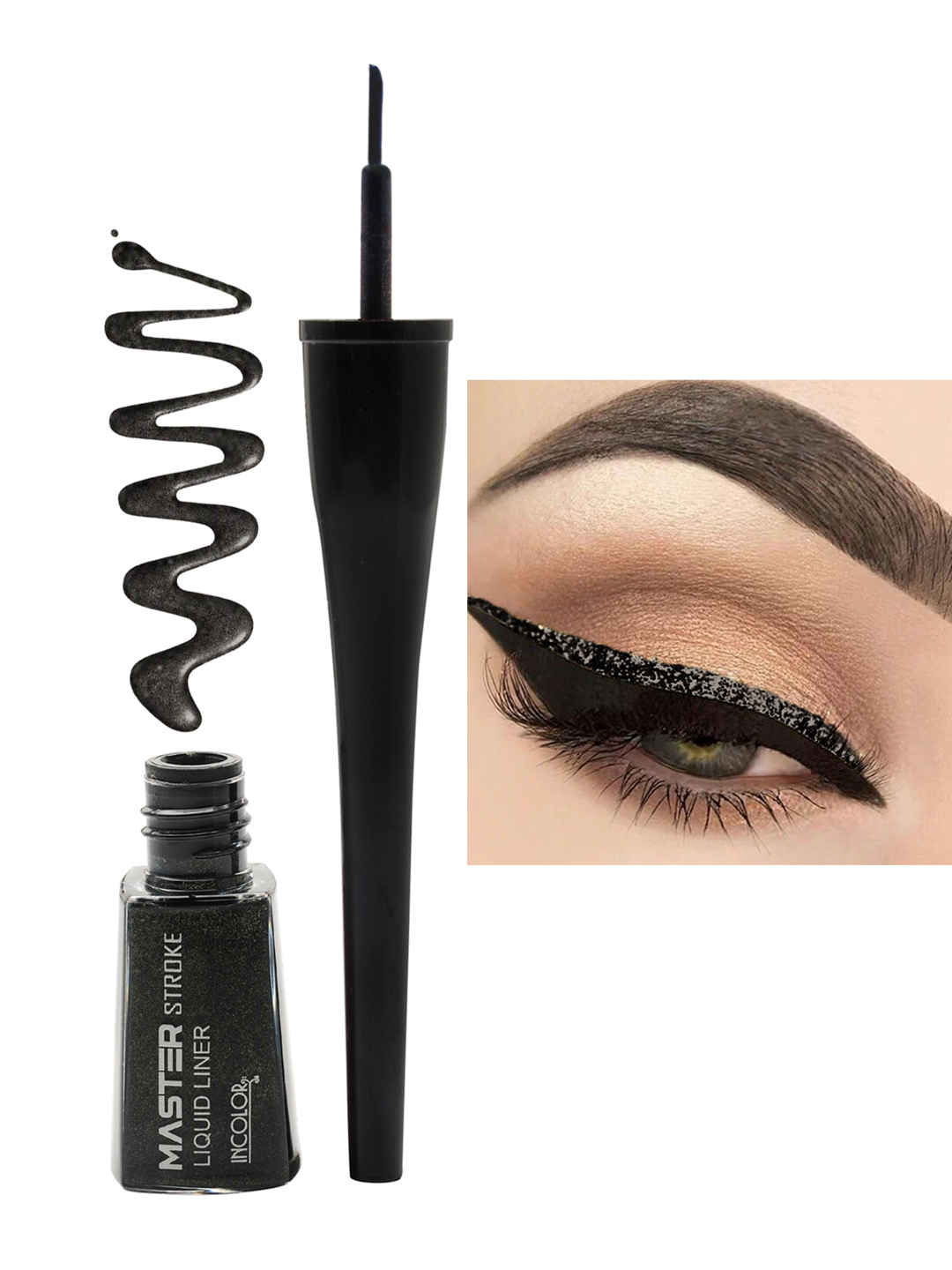 Buy Incolor master Stroke Eyeliner 20 JUNKIE 6 Ml - Purplle