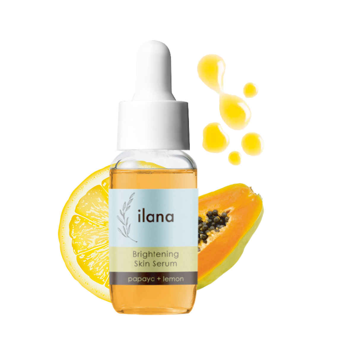 Buy Ilana | Brightening Skin Serum | Vitamin C Natural Face Oil | Papaya + Lemon | 15ml - Purplle