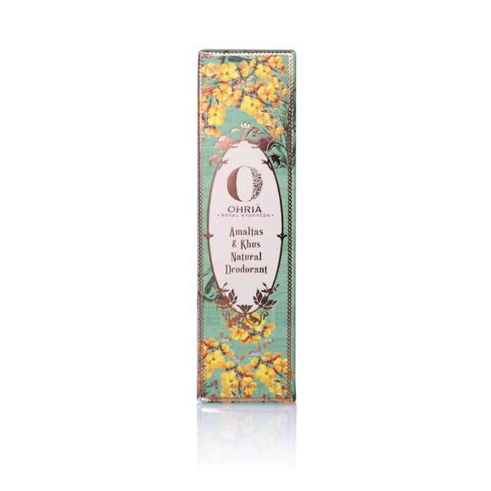 Buy Ohria Ayurveda Amaltas And Khas Natural Deodrant (50 ml) - Purplle