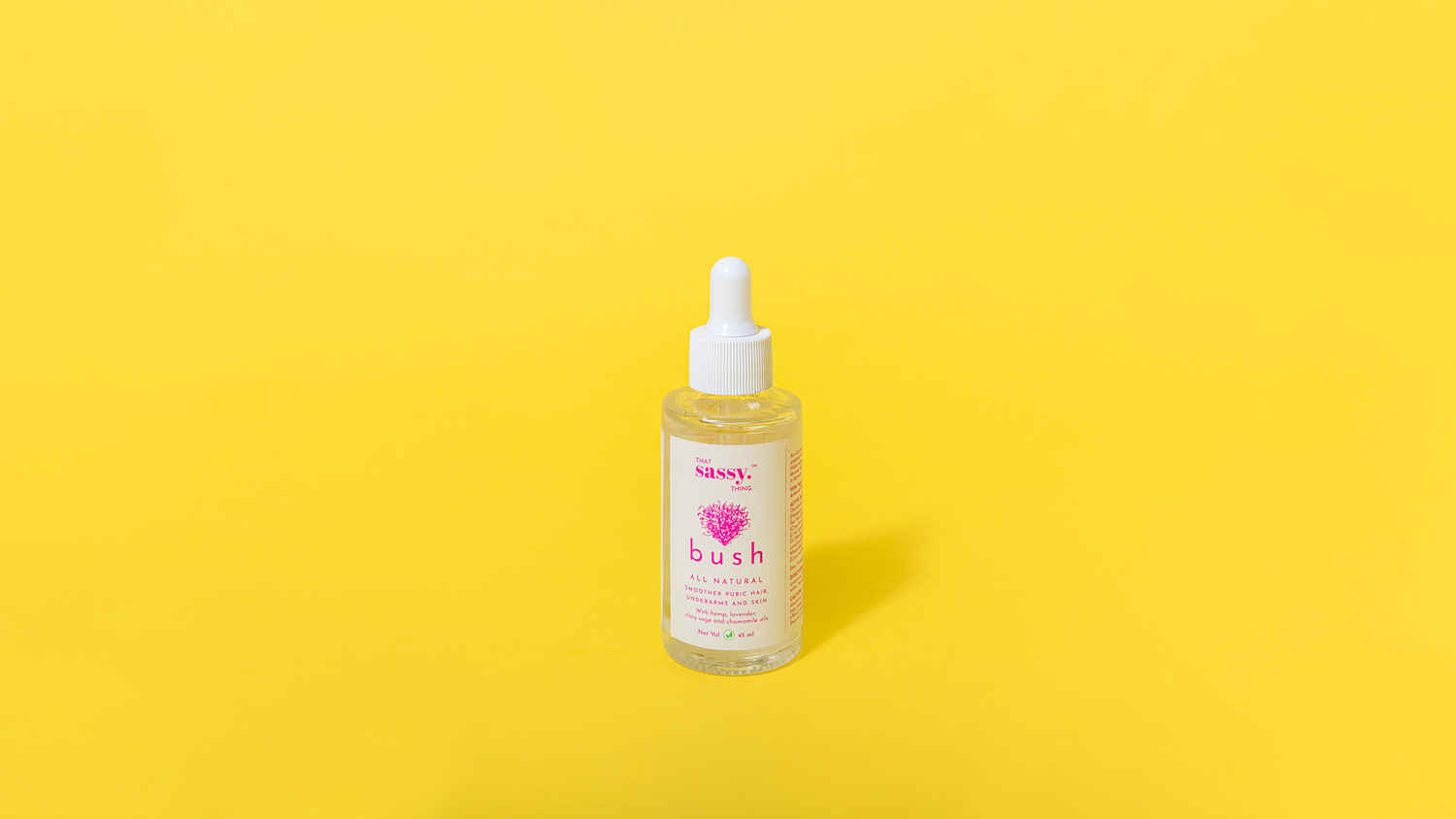 Buy That Sassy Thing Bush: All natural, dermatologically tested safe, pubic hair oil (45 ml) - Purplle