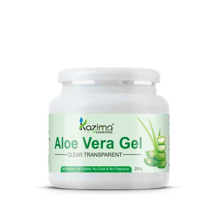 Buy KAZIMA Aloe Vera Gel Raw(250 Gram) - 100% Pure Natural Gel - Ideal for Skin, Face, Acne Scars, Hair, Moisturizer & Dark Circles - Purplle
