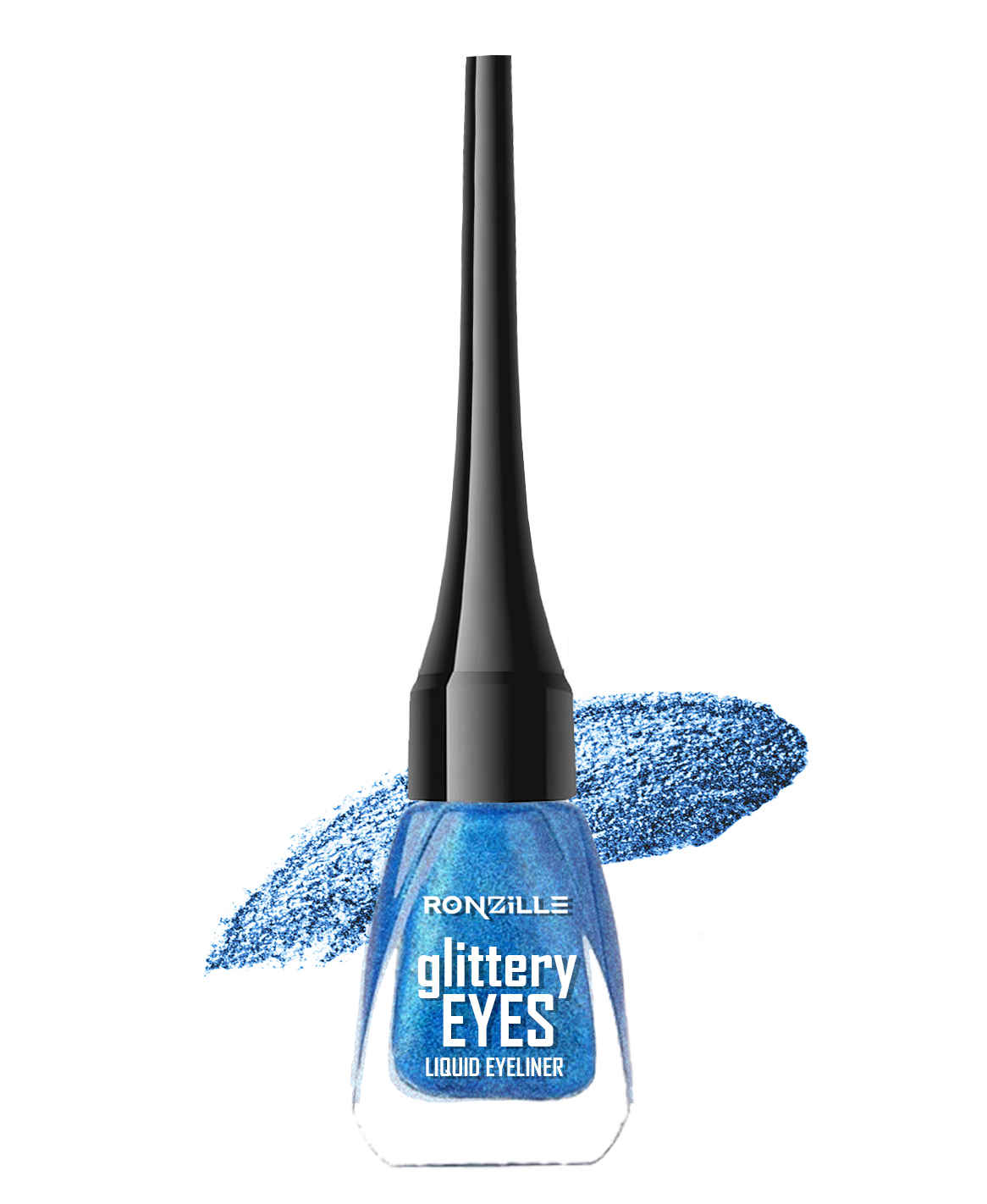 Buy Ronzille Blue shimmer Metallic Glitter Eyeliner (6 ml) - Purplle